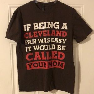Anvil Lightweight Cleveland Browns T-Shirt Large 100% Cotton Excellent